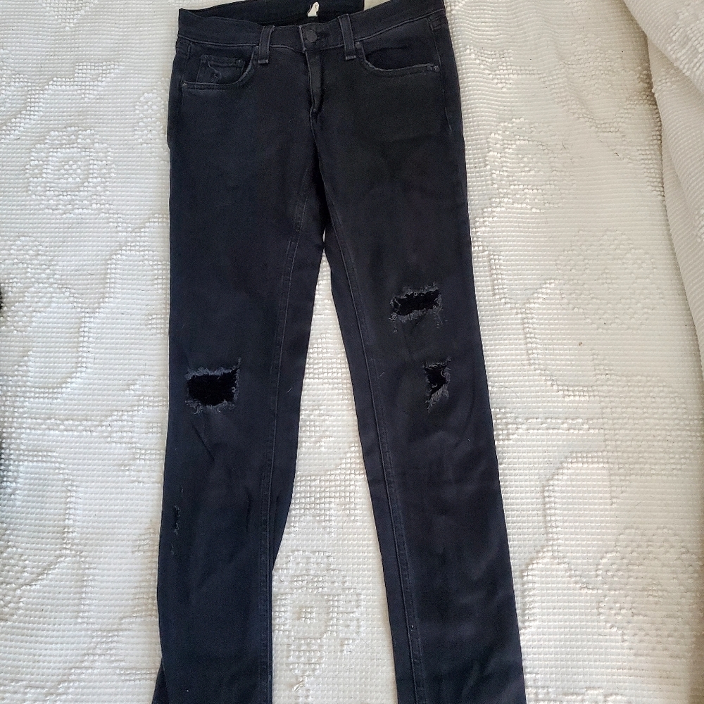 Rag & bone skinny jeans with some distressing